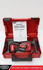 Súng Mở bu lông pin lithium Oshima MBL21V-NG400N-D1 kèm Pin Sạc