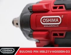 Súng Mở bu lông pin lithium Oshima MBL21V-NG550N-D2 kèm Pin, sạc