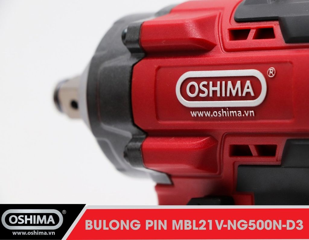 Súng Mở bu lông pin lithium Oshima MBL21V-NG800N-D1 Kèm Pin sạc