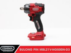 Súng Mở bu lông pin lithium Oshima MBL21V-NG800N-D1 Kèm Pin sạc