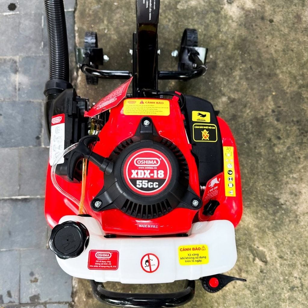 Máy xới đất OSHIMA XDX 18 4.0 HP Đỏ