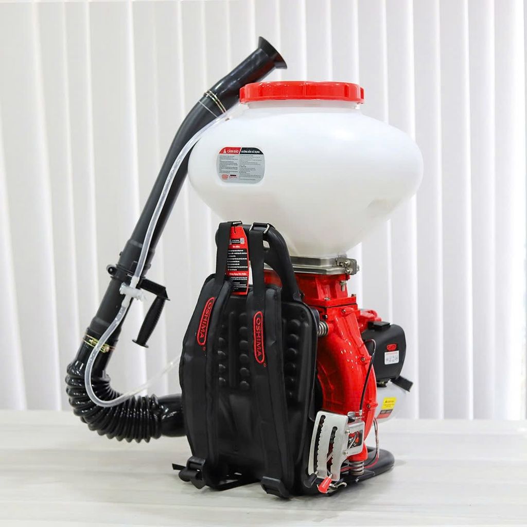 Máy phun thuốc trừ sâu côn trùng động cơ OSHIMA 3WF-3A-35 Đỏ 4 thì (3 chức năng)