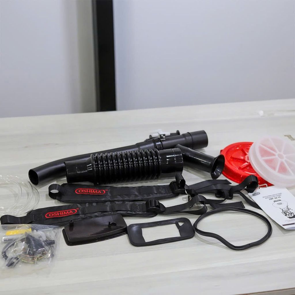 Máy phun thuốc trừ sâu côn trùng động cơ OSHIMA 3WF-3A-35 Đỏ 4 thì (3 chức năng)