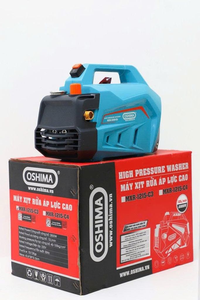 Máy xịt rửa OSHIMA MXR-1215-C3 2.75kW Xanh