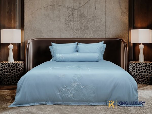 Bộ chăn ga Nature Home Tencel Cotton Ocean Glow