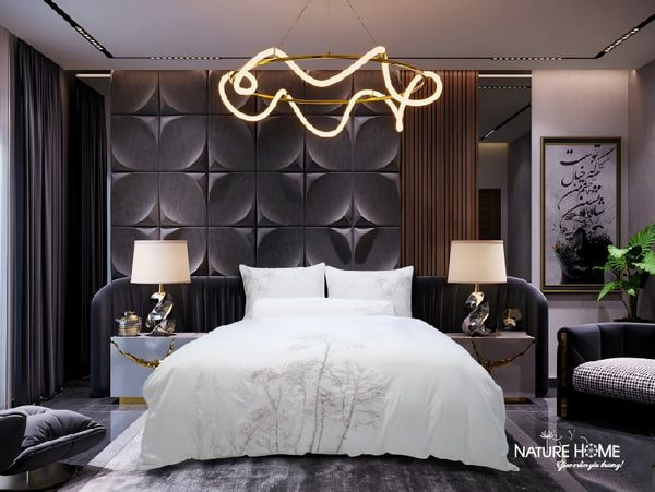 Bộ chăn ga Nature Home Standard Tencel Cotton Larose Trắng