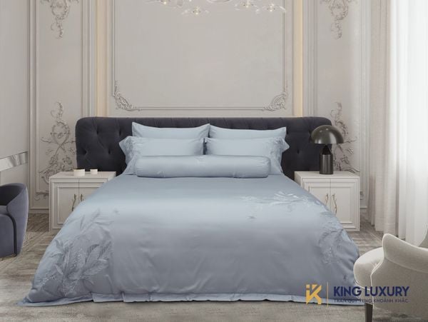 Bộ chăn ga Nature Home Cotton Mộc Hoa Trắng