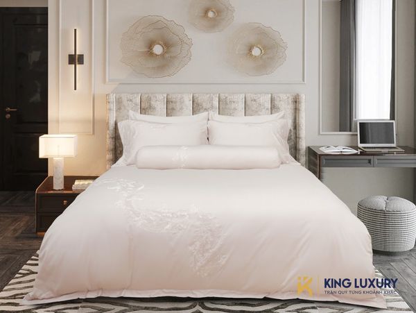 Bộ chăn ga Nature Home Cotton Symphony Kem