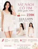  Bộ lụa latin đùi sát nách 