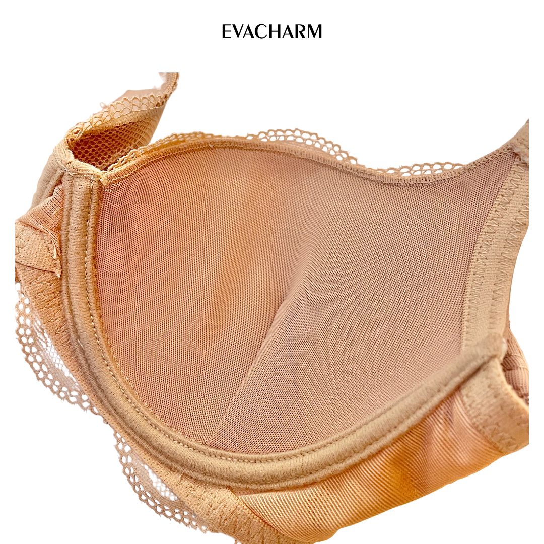  Áo ngực ren 3 móc Zagu đệm mỏng 