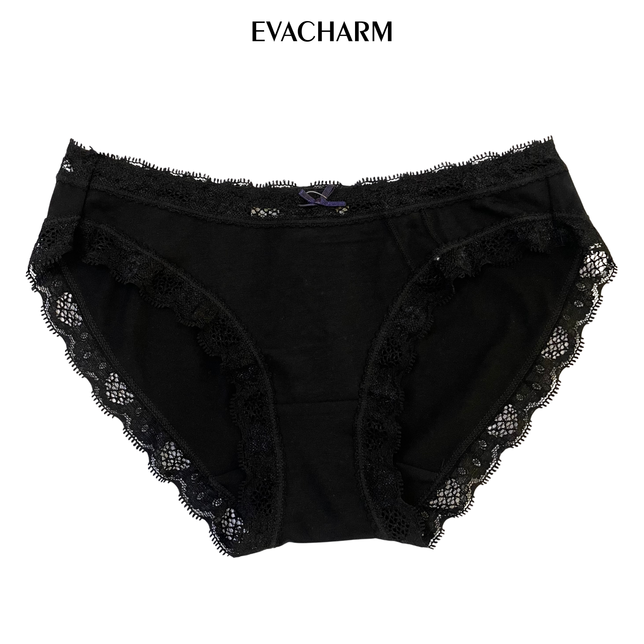  Quần lót Cotton viền ren 