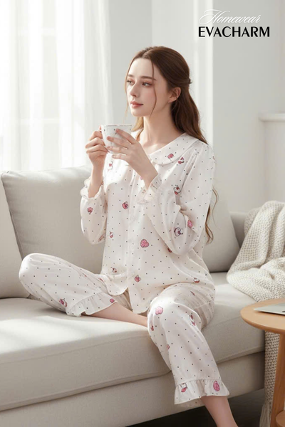  Bộ lụa Pháp cao cấp họa tiết 