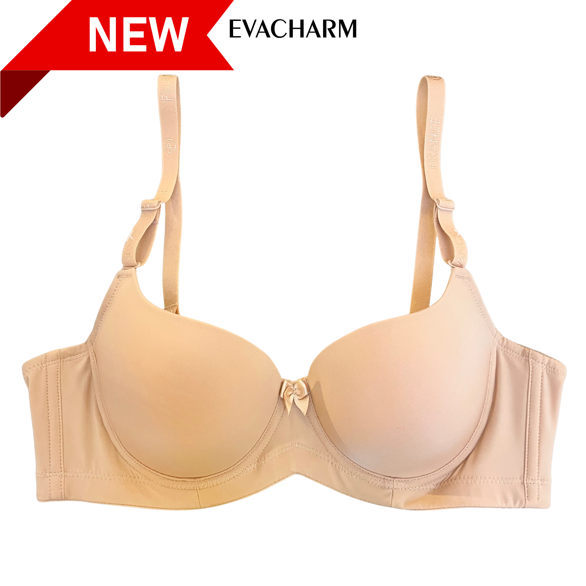  Áo ngực trơn đệm vừa Benee 3 chấu cài 