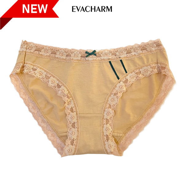  Quần lót Cotton viền ren 