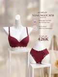  Áo ngực trơn dây ren đệm dày nâng ngực 
