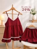  Bộ Cotton Hàn đùi hai dây 