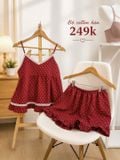  Bộ Cotton Hàn đùi hai dây 
