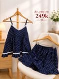  Bộ Cotton Hàn đùi hai dây 