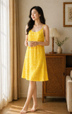  Váy ngủ lụa gấm 2 dây sang trọng 