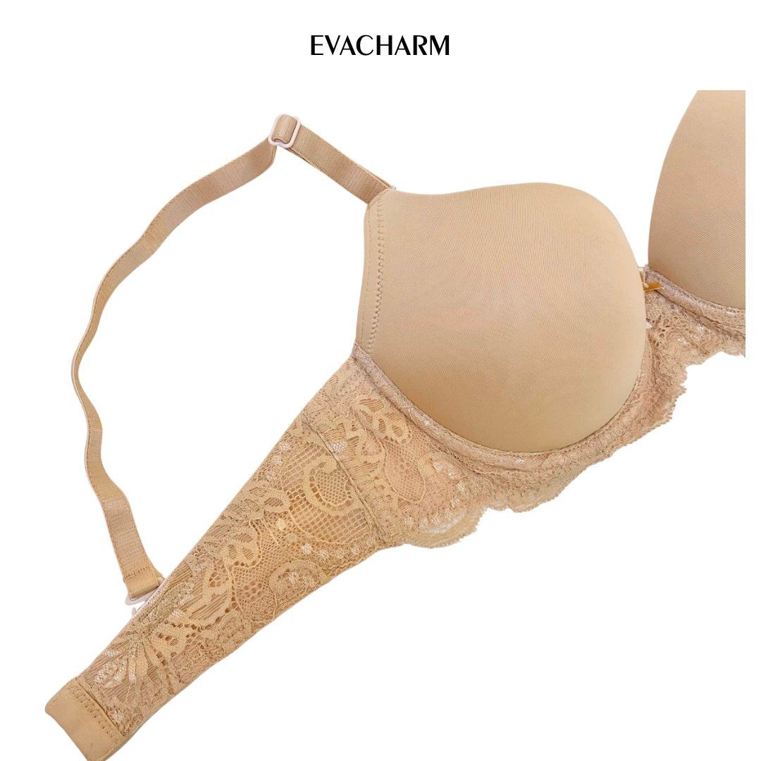  Áo ngực trơn dây ren đệm dày nâng ngực 