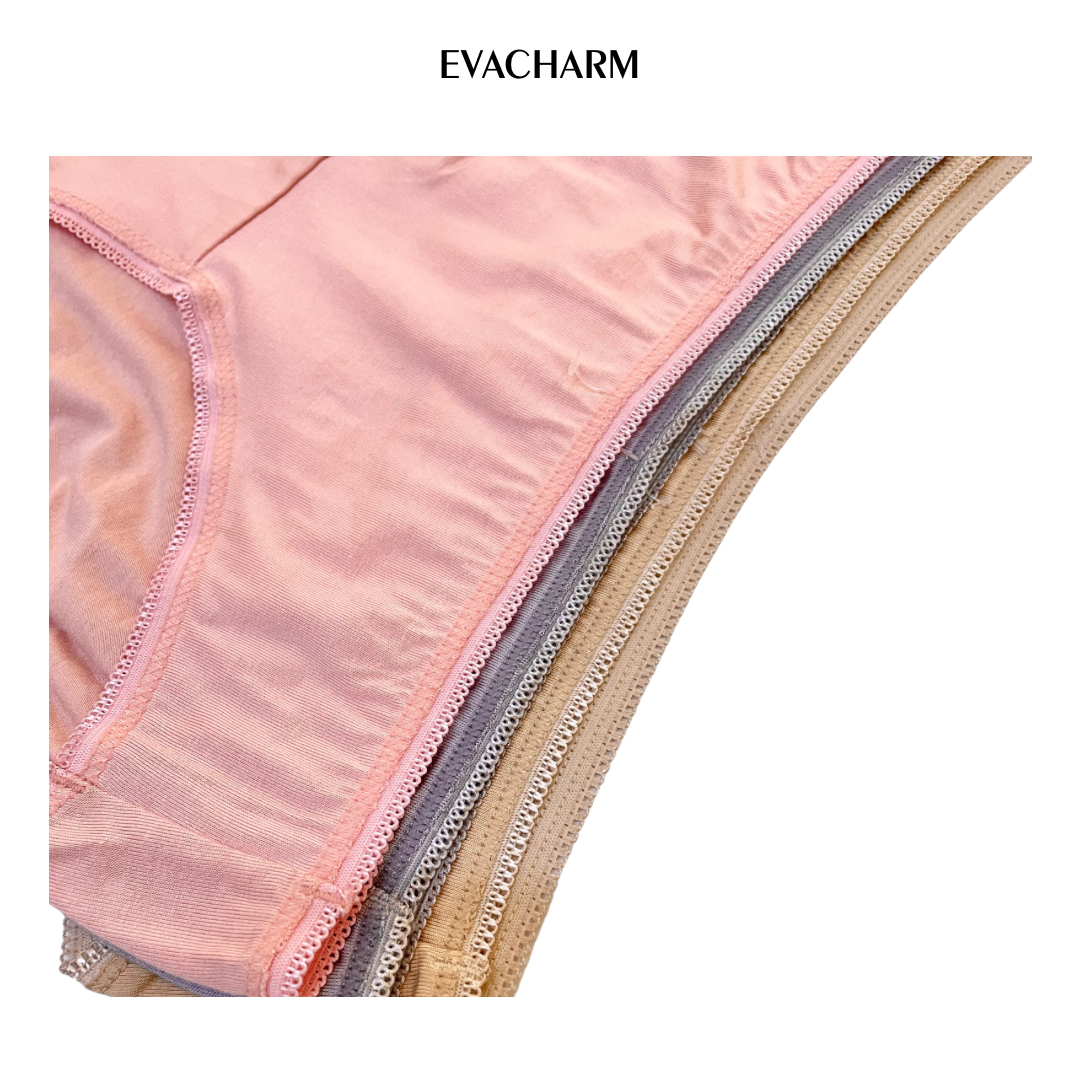  Combo 5 quần lót cotton lưng thấp 