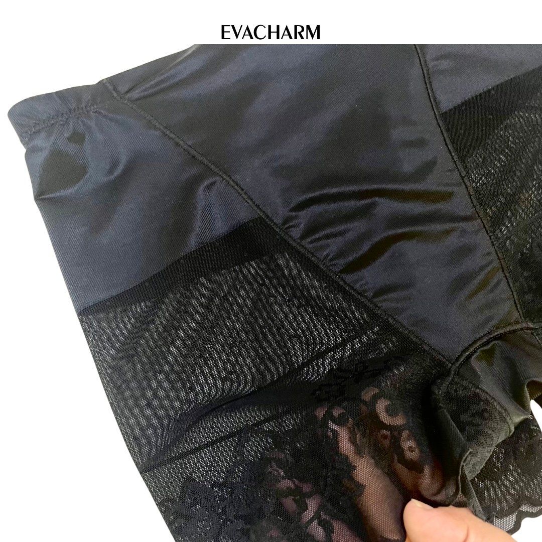  Quần mặc váy ôm bụng Benee phối ren lưới 