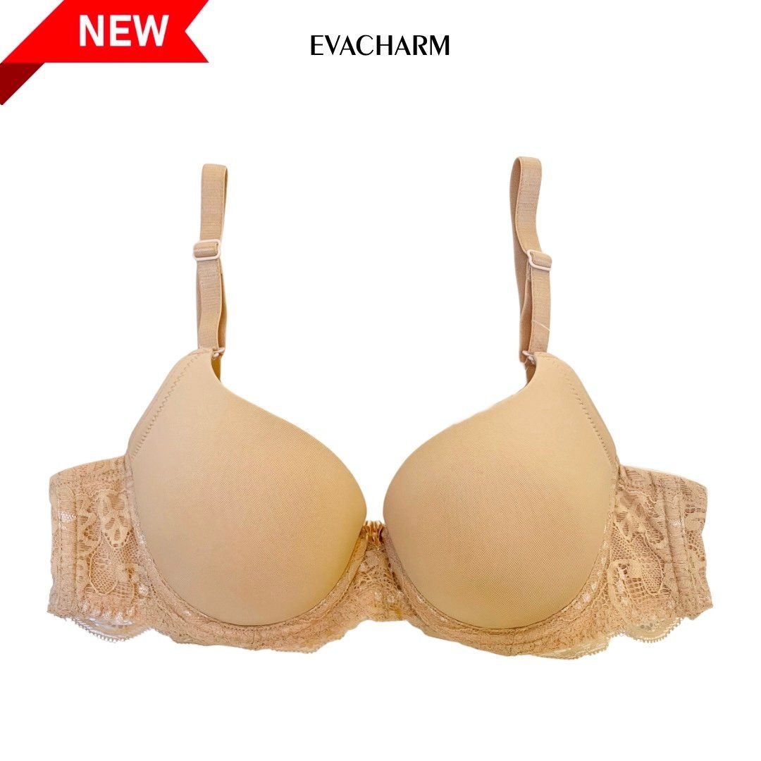  Áo ngực trơn dây ren đệm dày nâng ngực 