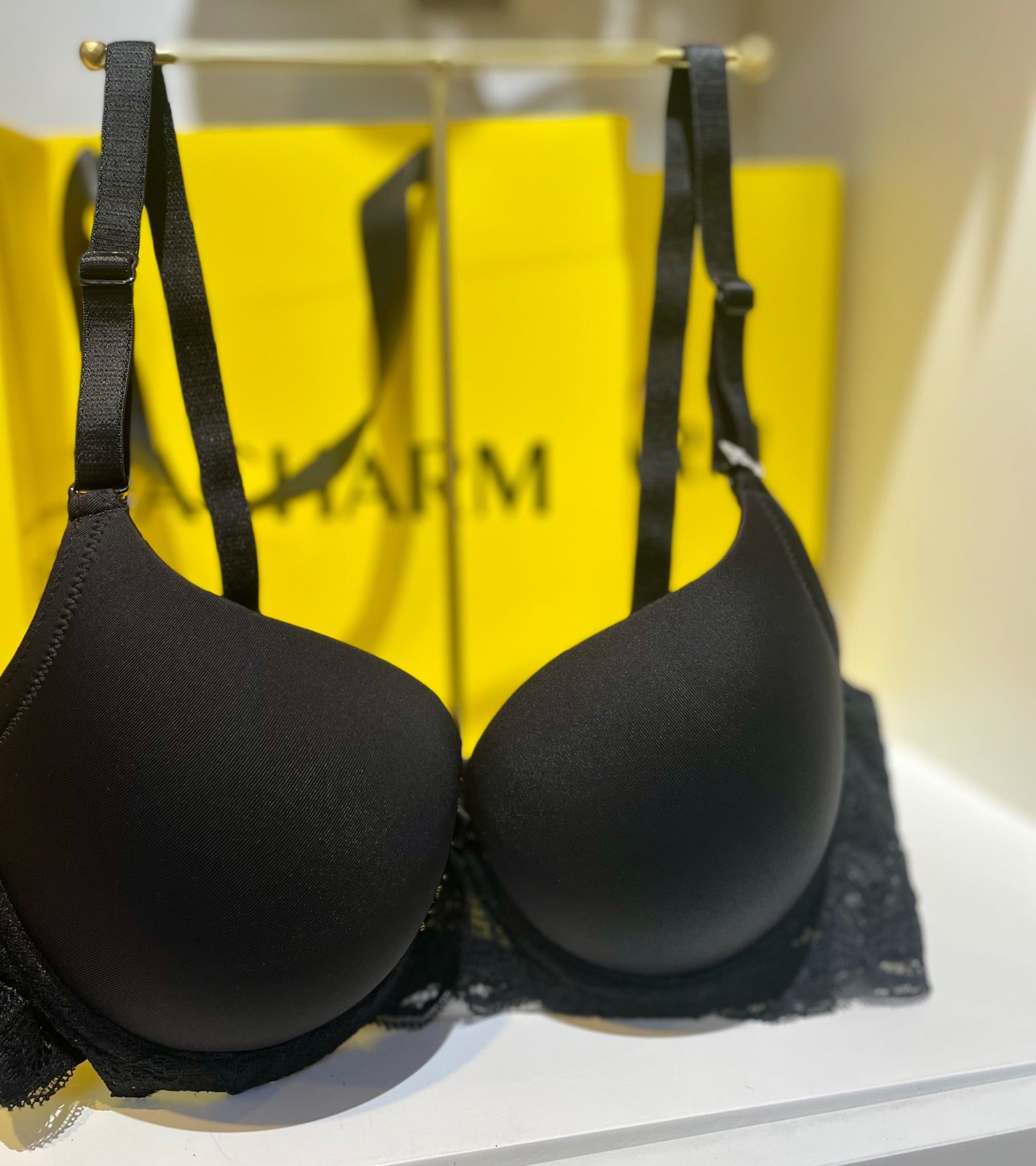  Áo ngực trơn dây ren đệm dày nâng ngực 