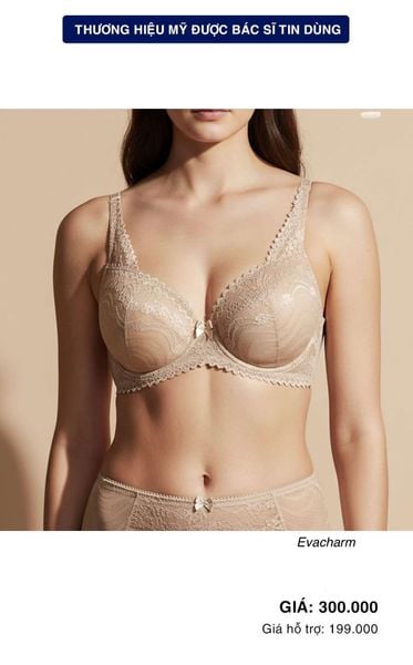  Áo ngực ren mỏng có gọng 