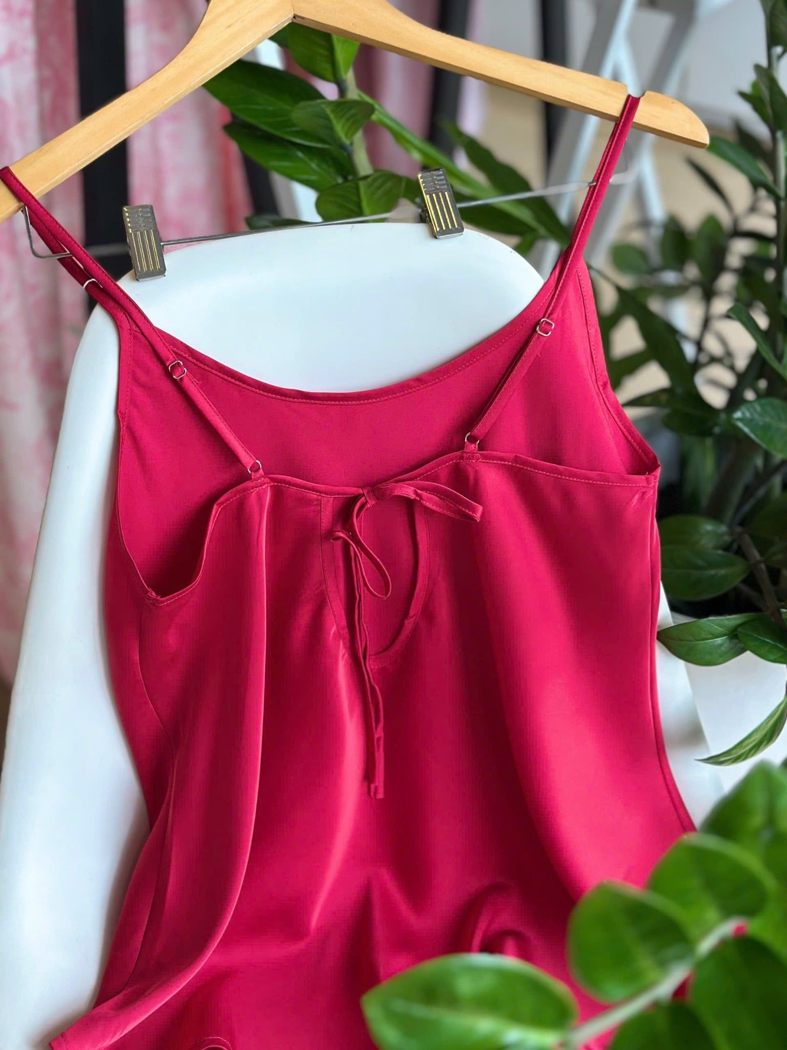  Bộ lụa đùi cột dây lưng 