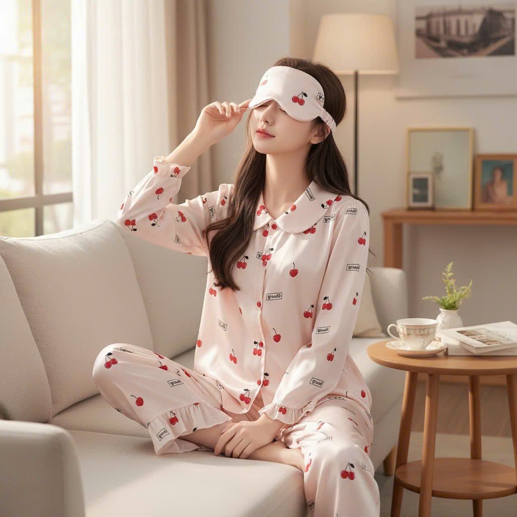  Bộ lụa Pháp cao cấp họa tiết 