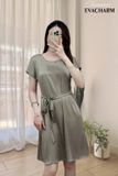  Váy ngủ lụa tay liền 