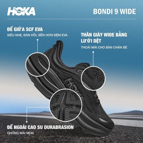 Giày Chạy Bộ Nam HOKA Bondi 9