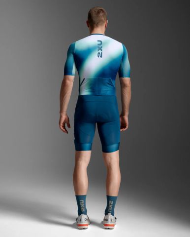 Triathlon Suits 2XU Aero Hex Sleeved Trisuit