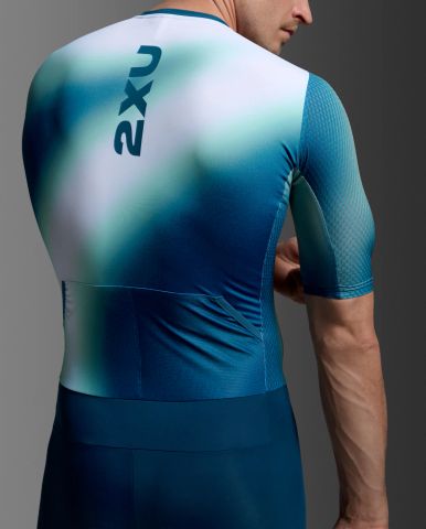 Triathlon Suits 2XU Aero Hex Sleeved Trisuit