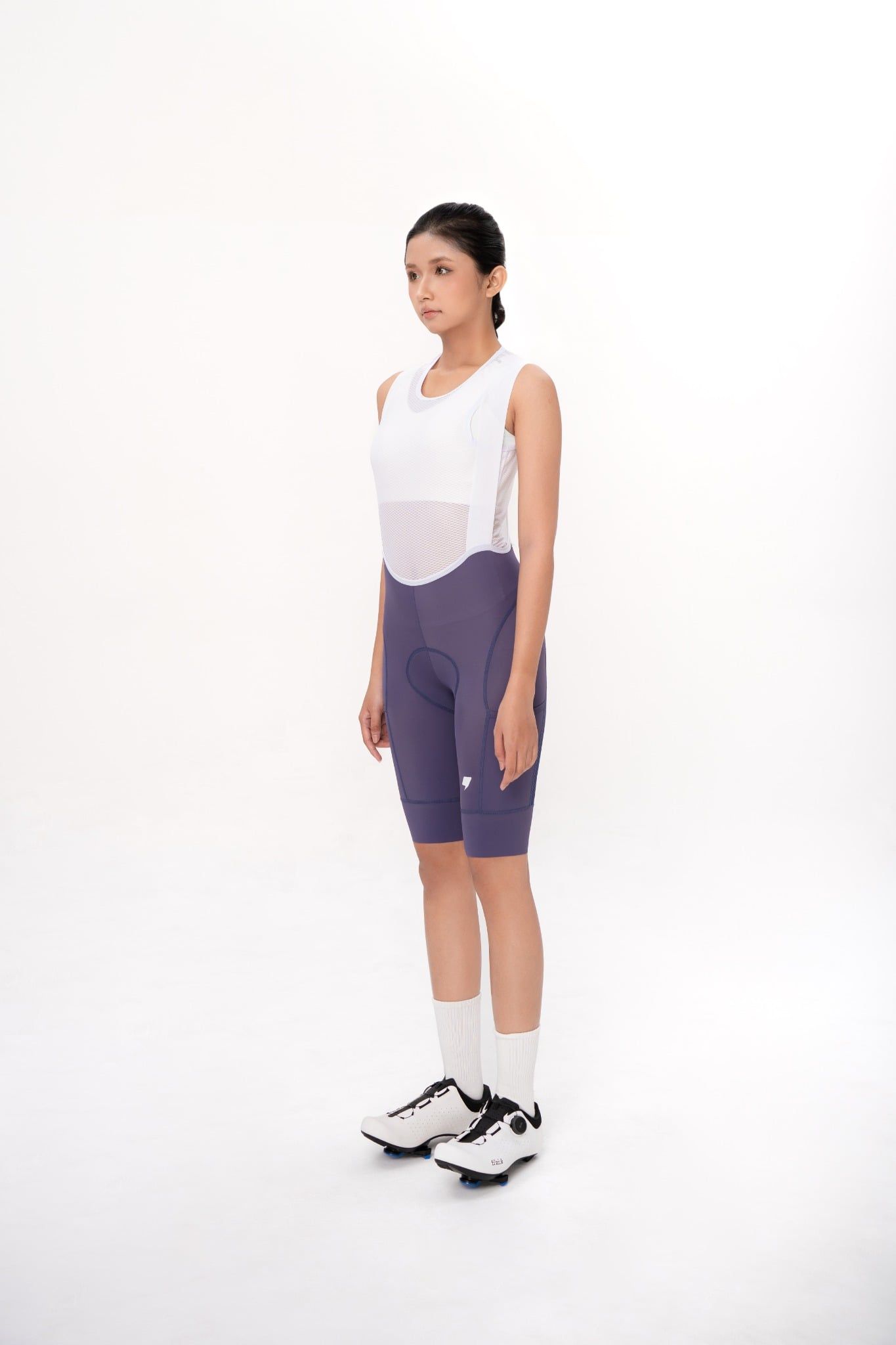 Quần Yếm Đạp Xe Nữ FAST'R Women Pro Cargo Bib Short
