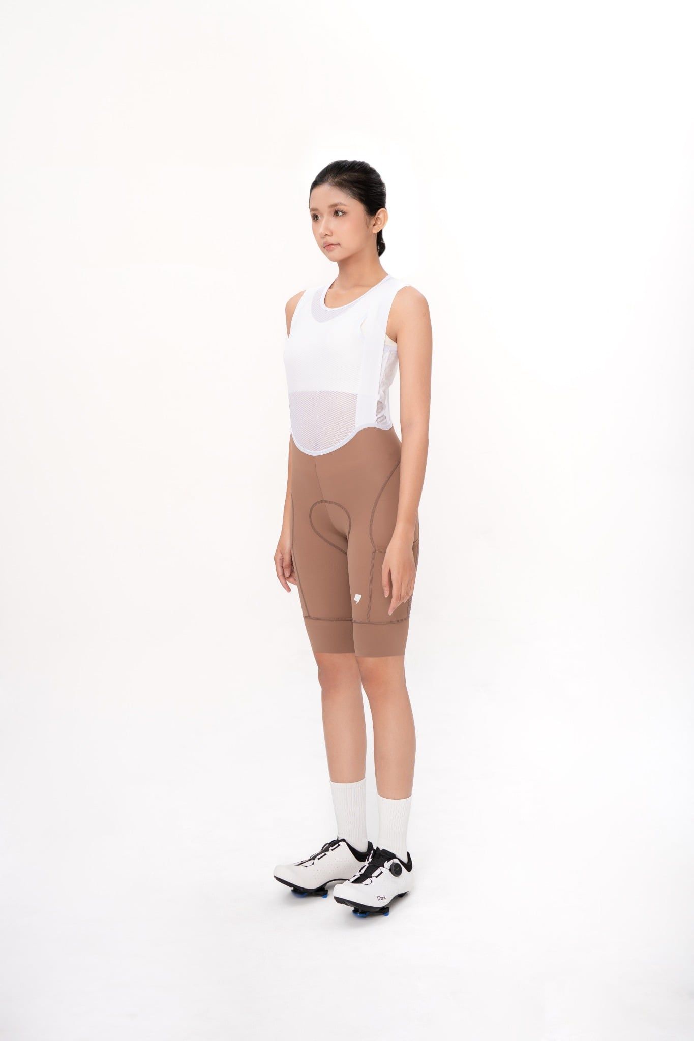 Quần Yếm Đạp Xe Nữ FAST'R Women Pro Cargo Bib Short