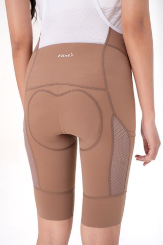 Quần Yếm Đạp Xe Nữ FAST'R Women Pro Cargo Bib Short