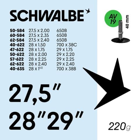 Ruột Xe Đạp SCHWALBE 29 inch