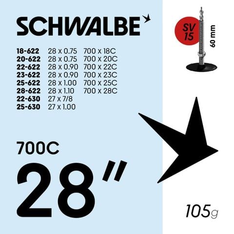 Ruột Xe Đạp SCHWALBE 700C