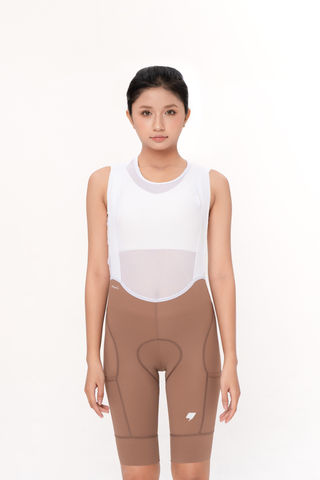 Quần Yếm Đạp Xe Nữ FAST'R Women Pro Cargo Bib Short