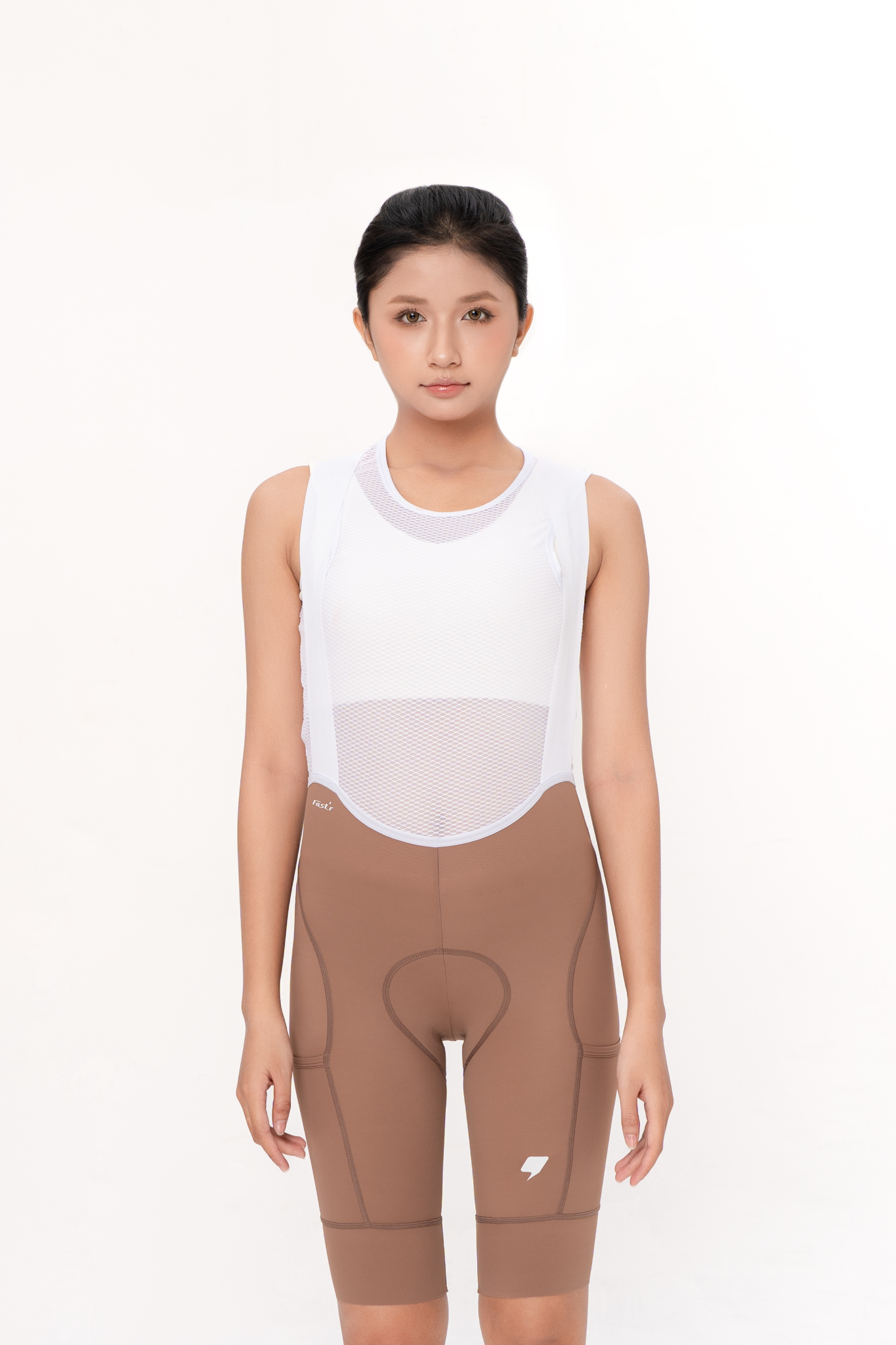Quần Yếm Đạp Xe Nữ FAST'R Women Pro Cargo Bib Short