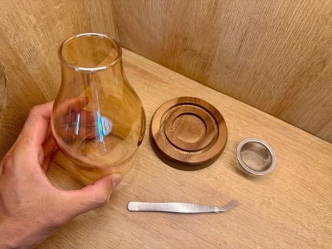 Đèn Xông Trầm Thủy Tinh Chịu Nhiệt