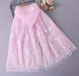  HALLOWEN- áo choàng elsa 