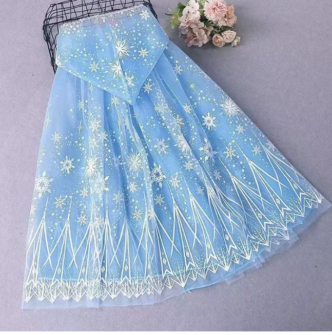  HALLOWEN- áo choàng elsa 