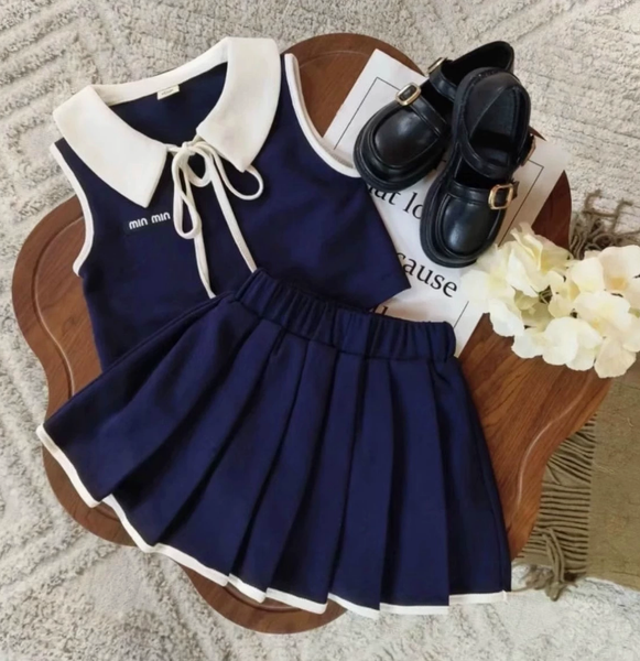  SET263- Áo + chân váy quần 