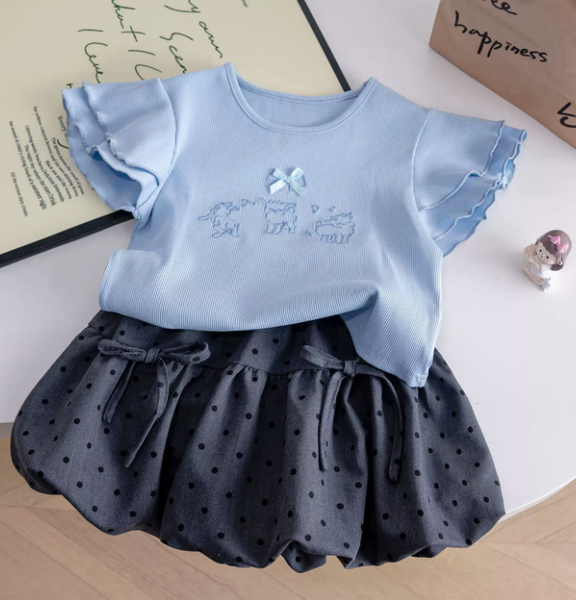  SET624- Áo + chân váy quần 