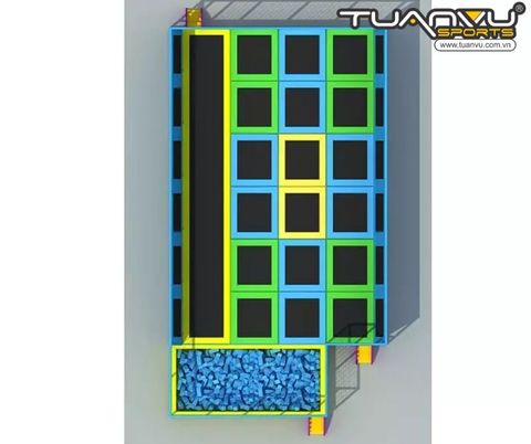 Công viên bạt nhún trong nhà KP-BC140625-2, cong vien bat nhun trong nha kp bc140625 2