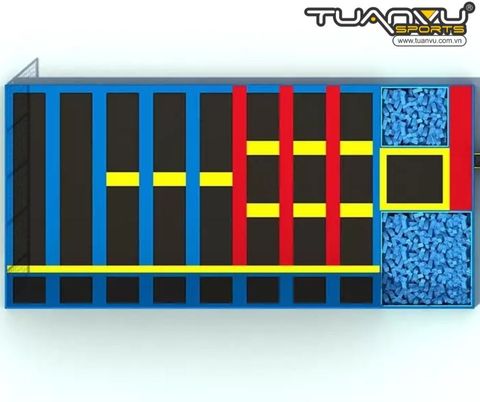 Công viên bạt nhún trong nhà KP-BC140814-4, cong vien bat nhun trong nha kp bc140814 4