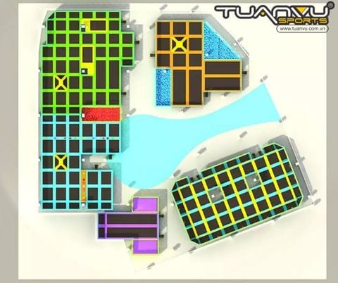 Công viên bạt nhún trong nhà KP-BC140915, cong vien bat nhun trong nha kp bc140915